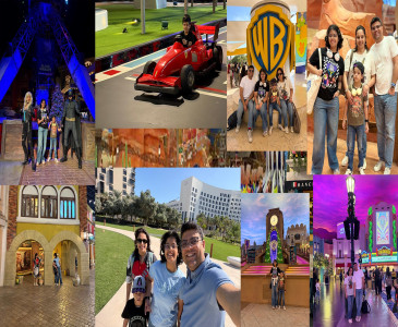 Mr Mukherjee &  his Family in abudhabi & dubai from bangalore